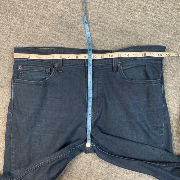 Levis Jeans Mens 36 Blue 511 Slim Fit Stretch Denim 5 Pocket Dark Wash Cotton - Picture 4 of 10